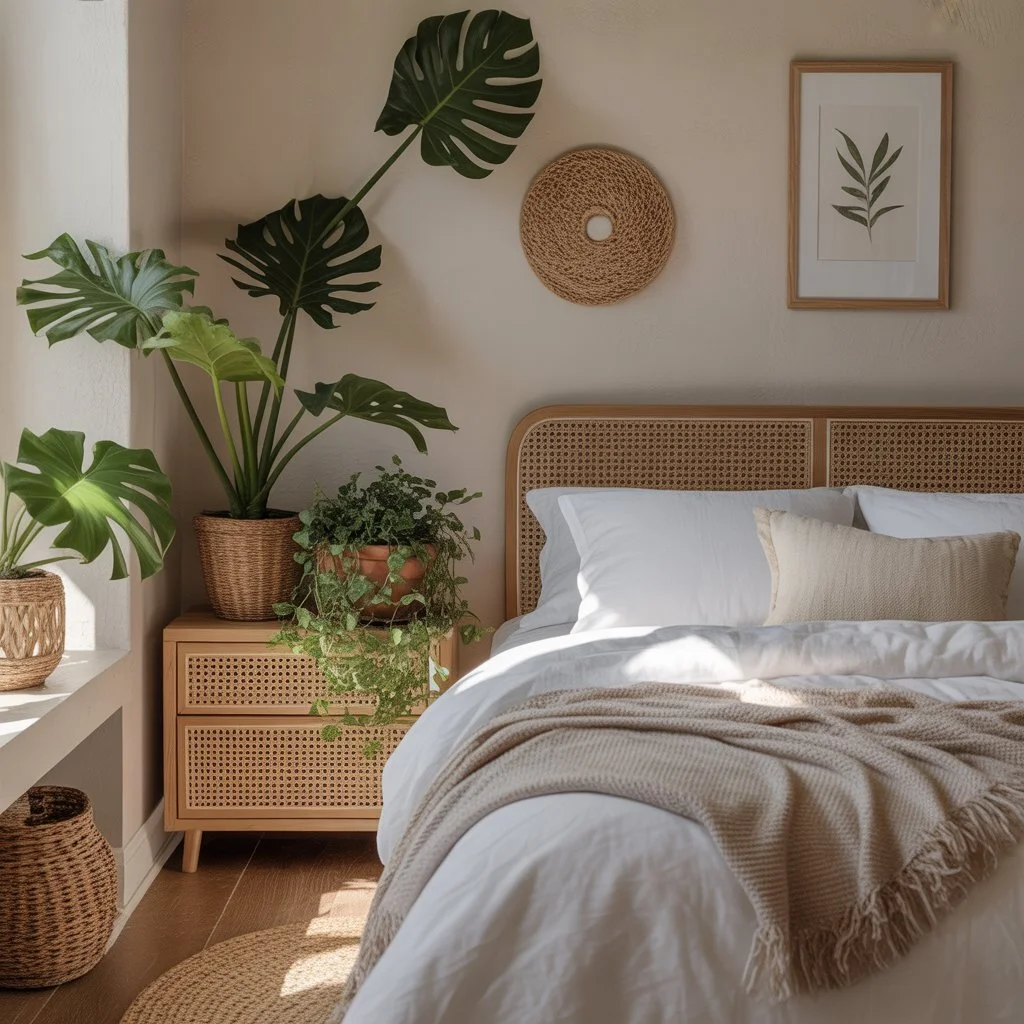 Bedroom Ideas for Small Rooms Cozy: Expert Tips to Create a Warm, Stylish Space 10 Cozy small bedroom with indoor plants and natural wood accents