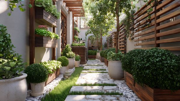 13 Garden Ideas to Create a Beautiful, Peaceful & Modern Outdoor Space 2 Small Garden Idea