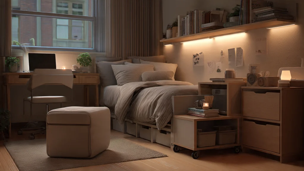11 College Dorm Room Ideas for Style, Comfort & Smart Space-Saving 11 Multifunctional Furniture for Dorm Rooms