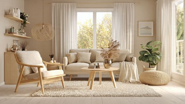 12 Beige Living Room Ideas for a Timeless, Elegant & Modern Home 11 Scandinavian Beige Living Room