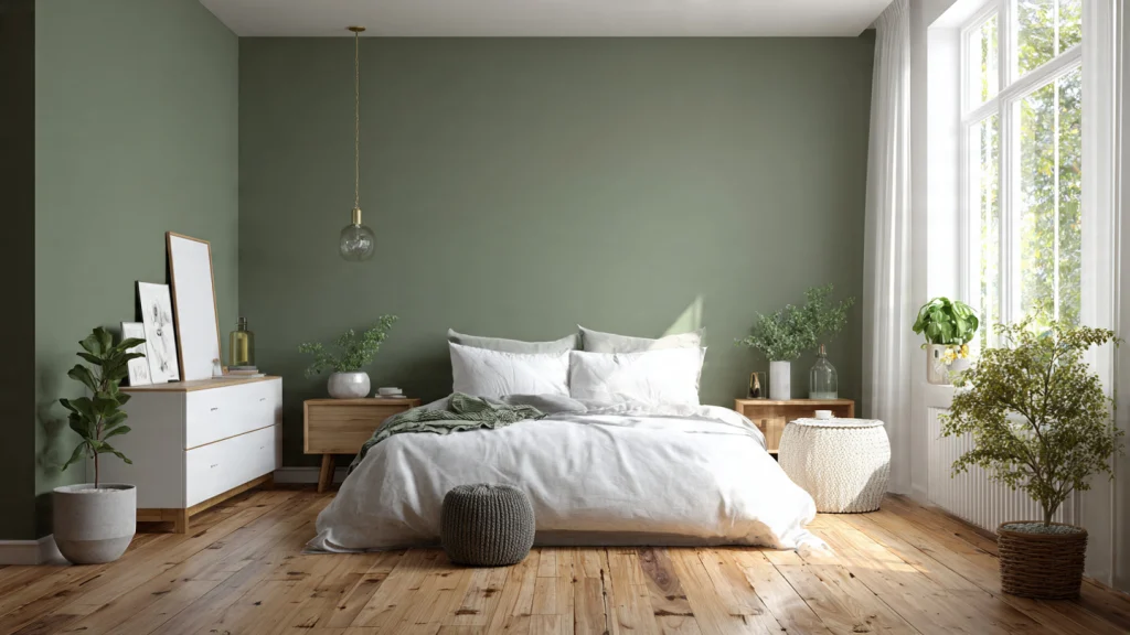 15 Sage Green Bedroom Ideas for a Calm, Elegant & Timeless Space 11 Scandinavian Sage Green Bedroom