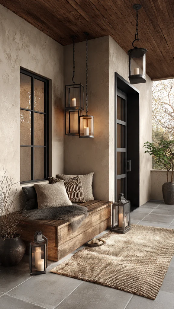 15 Front Porch Decor Ideas to Transform Your Home’s Entrance 11 Layered Textures & Materials