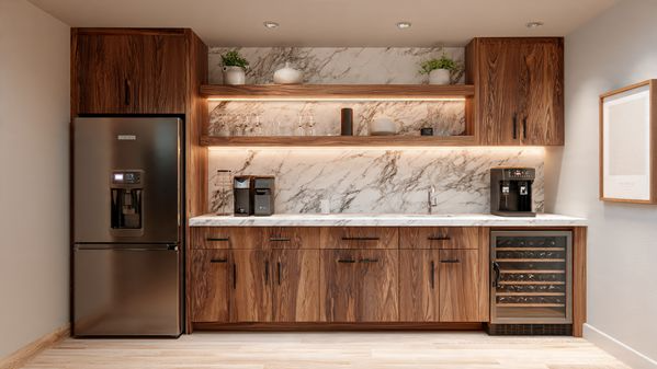15 Basement Remodel Ideas to Transform Your Space (Modern, Practical & Inspiring Designs) 11 Basement Kitchenette – A Practical Mini Kitchen