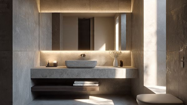12 Powder Room Ideas: Stylish, Modern & Space-Maximizing Designs for Every Home 11 Minimalist Luxury — Simple Yet Elegant