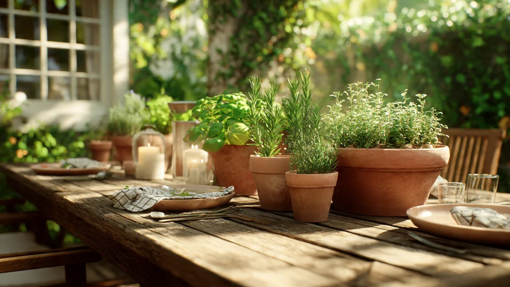 12 Fun Natural Table Settings: Creative, Stylish & Eco-Friendly Ideas for Every Occasion 11 Outdoor Garden-Inspired Tablescape