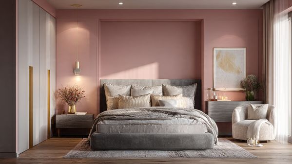 15 Bedroom Paint Colors That Instantly Upgrade Your Bedroom 11 10. Blush Pink – Warm & Comforting