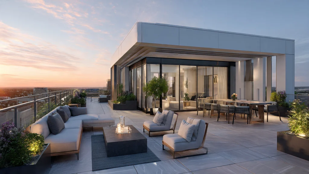 14 Backyard Deck Ideas for a Stunning Outdoor Makeover (Modern, Cozy & Budget-Friendly Options) 12 Rooftop or Elevated Deck