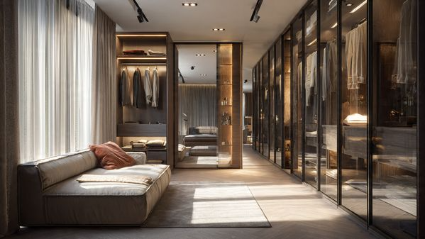 15 Closet Designs That Elevate Style, Storage & Organization 12 Closet Design with Mirror Panels