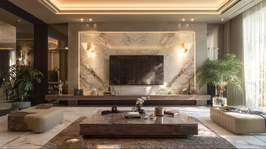 12 TV Wall Design Ideas for Stylish & Modern Living Rooms 12 Industrial Style TV Wall Design