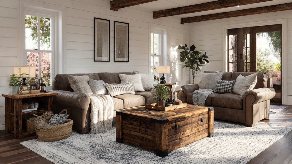 16 Living Room Designs: Stunning Ideas for Modern, Cozy & Stylish Spaces 12 Farmhouse Living Room Design