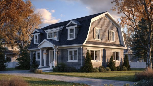 15 Colonial House Exterior Ideas That Define Timeless Elegance 13 Dutch Colonial House Exterior with Gambrel Roof