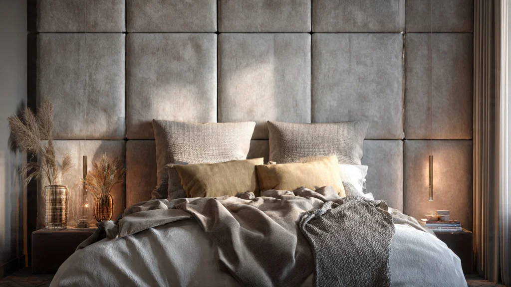 15 Accent Wall Designs That Instantly Transform Any Space 13 Fabric or Upholstered Accent Wall