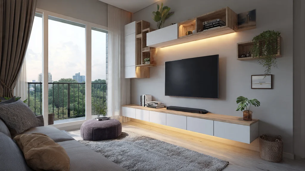 12 TV Wall Design Ideas for Stylish & Modern Living Rooms 13 Luxury TV Wall Design with Statement Art