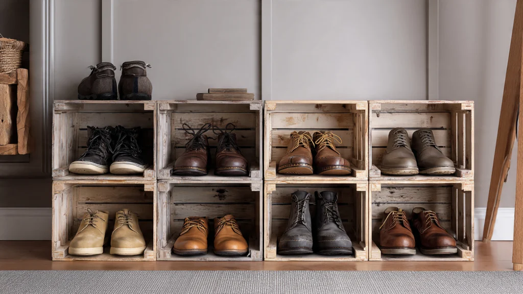 13 Shoe Storage Ideas That Save Space and Transform Your Home 13 DIY Shoe Storage Ideas for Budget Homes