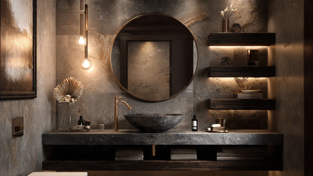 12 Powder Room Ideas: Stylish, Modern & Space-Maximizing Designs for Every Home 13 Artistic Powder Room with Unique Decor