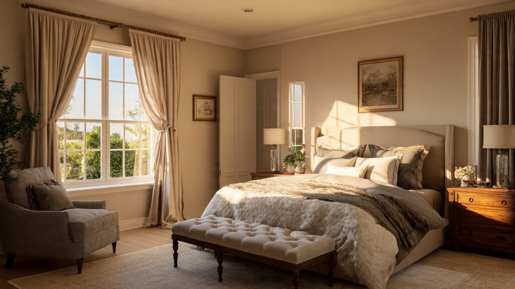 15 Bedroom Paint Colors That Instantly Upgrade Your Bedroom 14 13. Cream – Soft Alternative to White