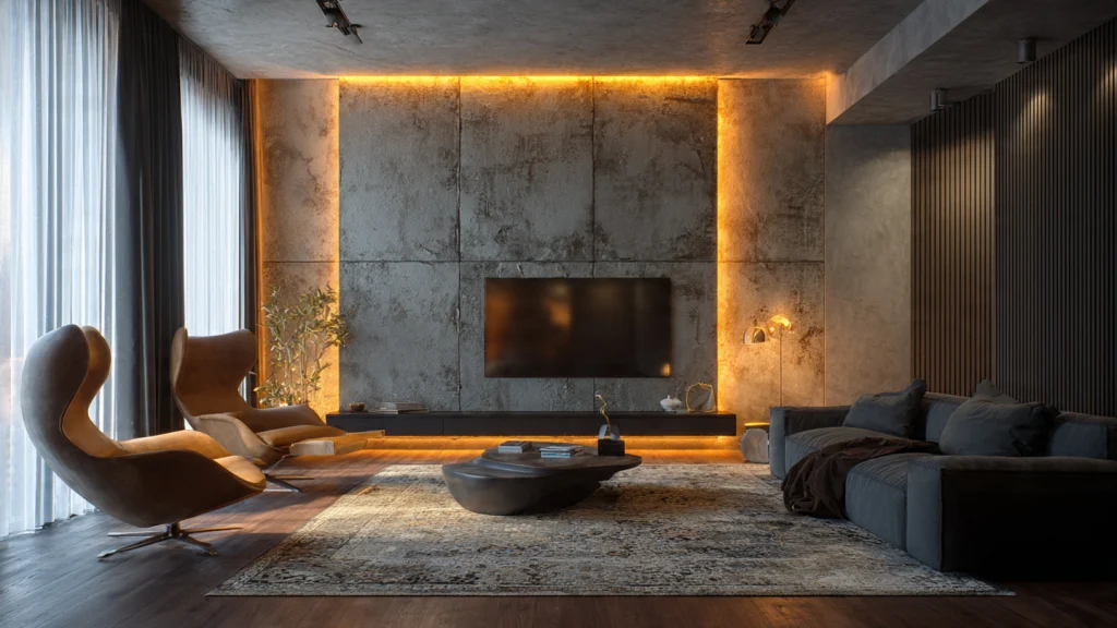 15 Accent Wall Designs That Instantly Transform Any Space 14 Accent Wall with Integrated Lighting