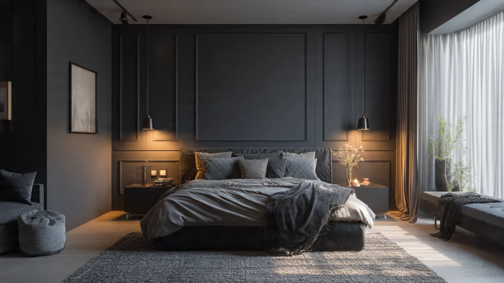 15 Accent Wall Designs That Instantly Transform Any Space 15 Black or Dark Accent Wall Design