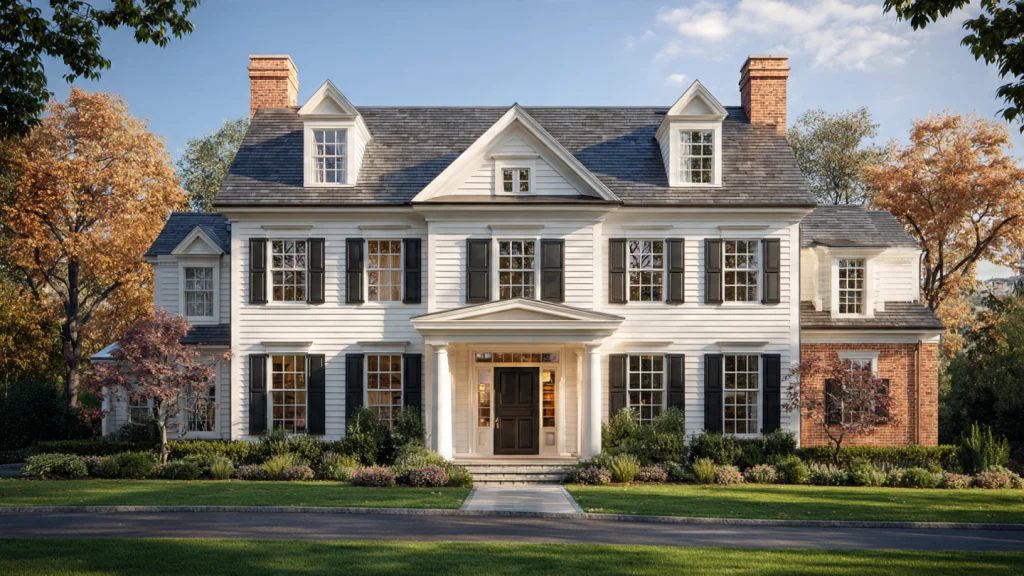 15 Colonial House Exterior Ideas That Define Timeless Elegance 16 Colonial Revival House Exterior Design