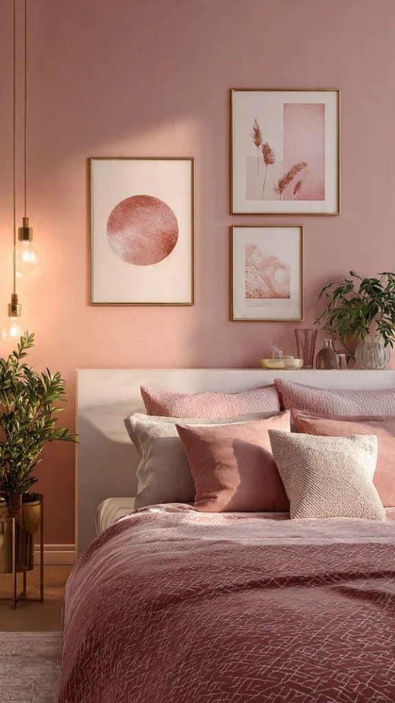 15 Pink Room Aesthetic Ideas for a Cute, Cozy & Modern Space 16 Pink Room Aesthetic with Wall Art