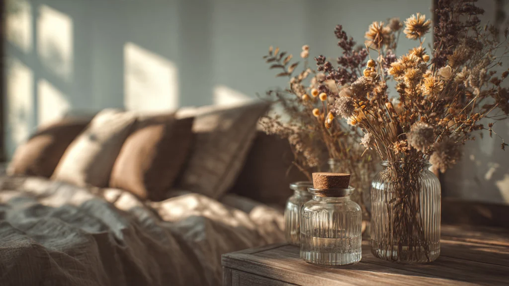 20 Cottagecore Bedroom Ideas to Create a Cozy, Romantic, and Timeless Space 17 Dried Flowers and Fresh Greenery