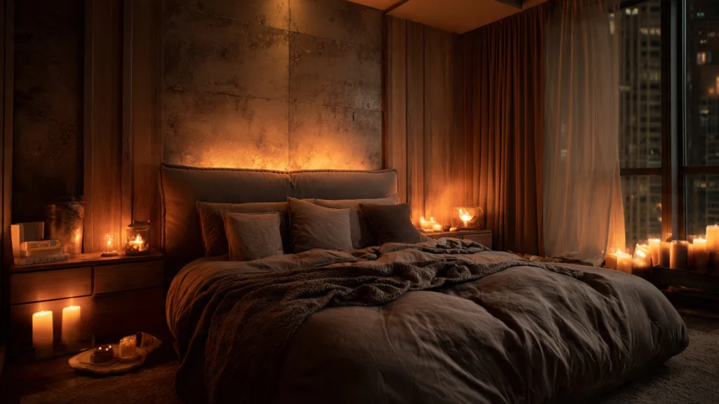 10 Romantic Moody Bedroom Ideas for a Cozy & Intimate Space 3 Ambient Lighting to Set the Mood