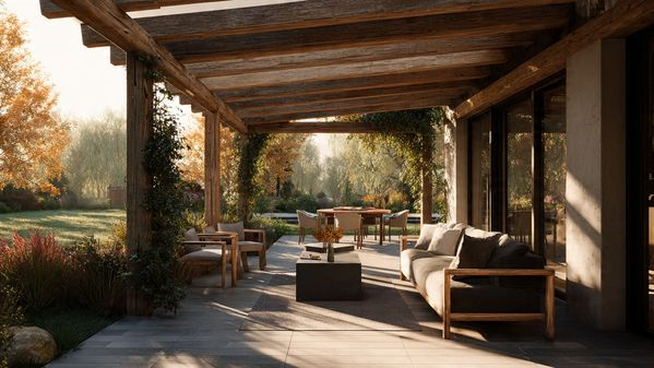 Top 10 Back Porch Ideas to Create a Beautiful, Relaxing Outdoor Space 3 Covered Back Porch Idea