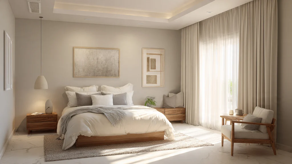 12 Guest Bedroom Ideas That Instantly Impress and Comfort Your Guests 3 Guest Bedroom Ideas Using Calm and Neutral Colors