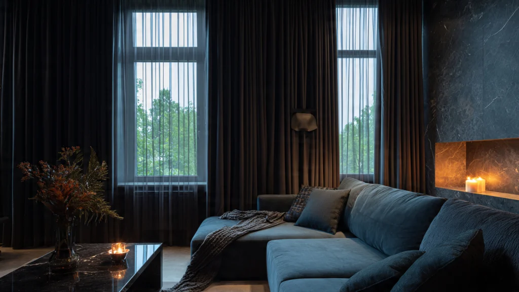 12 Curtains Living Room Ideas for a Stylish, Modern & Elegant Space 3 Blackout Curtains for Comfort & Privacy