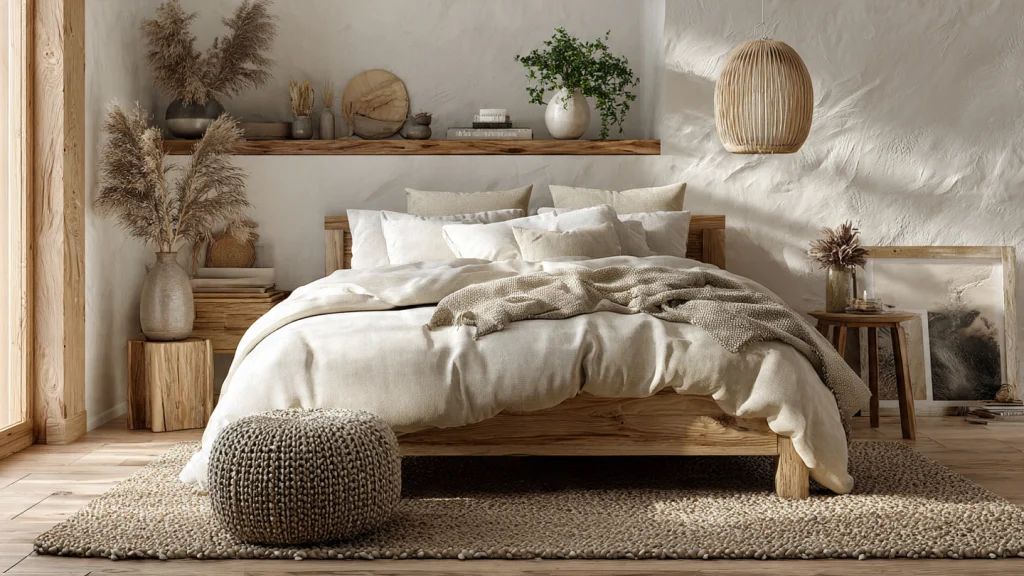 13 Coastal Bedrooms: Timeless Ideas for a Calm, Beach-Inspired Retreat 3 Soft Neutral Coastal Bedroom with Sandy Tones
