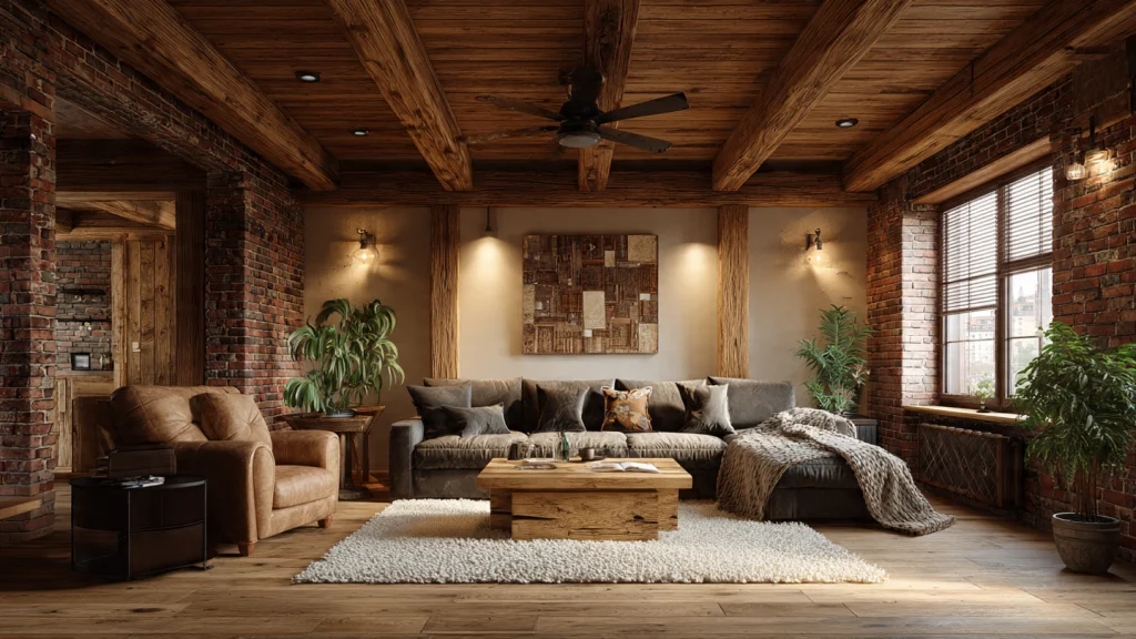 16 Living Room Designs: Stunning Ideas for Modern, Cozy & Stylish Spaces 3 Rustic Living Room Design