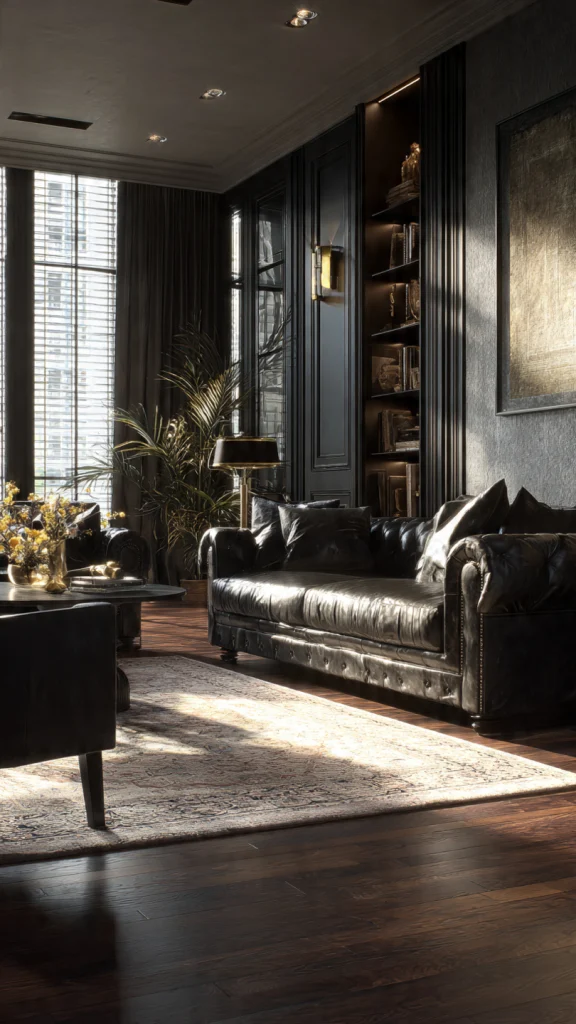 11 Black and Brown Living Room Ideas for a Stylish, Modern & Cozy Home 4 Cozy Black and Brown Boho Vibes