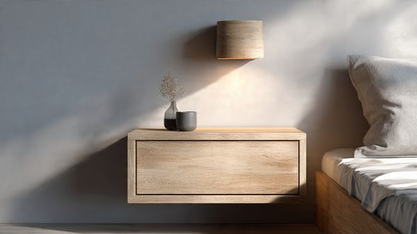 Top 10 Nightstand: Best Nightstand Ideas for Modern, Small & Luxury Bedrooms 4 Floating Wall-Mounted Nightstand (Best for Small Bedrooms)