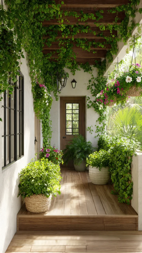 15 Front Porch Decor Ideas to Transform Your Home’s Entrance 4 Greenery & Planters
