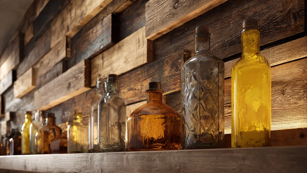 20 Wall Bar Ideas: Stylish, Modern & Space-Saving Designs for Every Home 4 Rustic Wall Bar Ideas with Reclaimed Wood