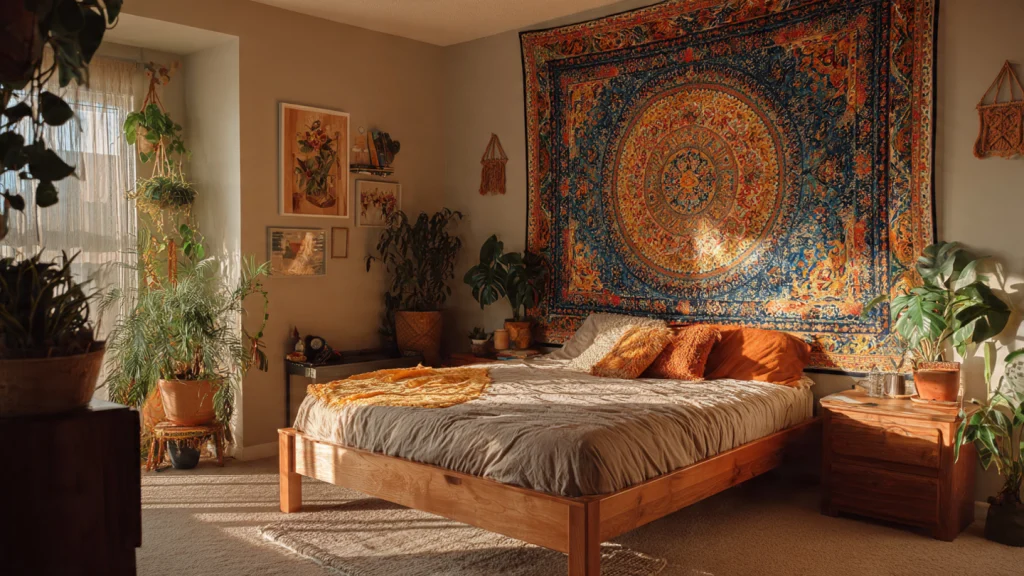 10 Boho Bedroom Ideas: Stunning Decor, Colors, and Design Inspiration 4 Vibrant Colors and Patterns