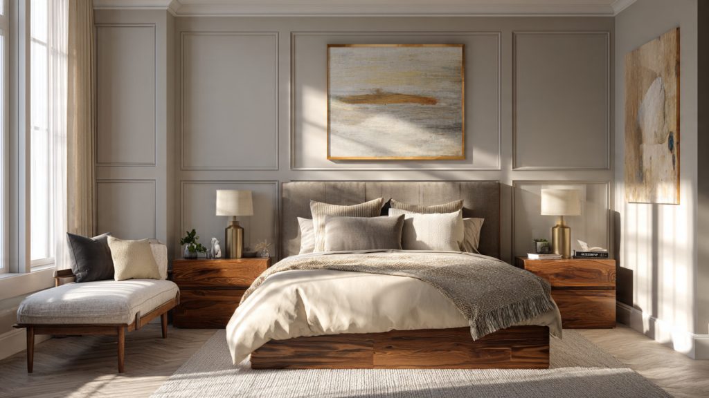 15 Bedroom Paint Colors That Instantly Upgrade Your Bedroom 5 Greige (Grey + Beige) – Balanced Perfection