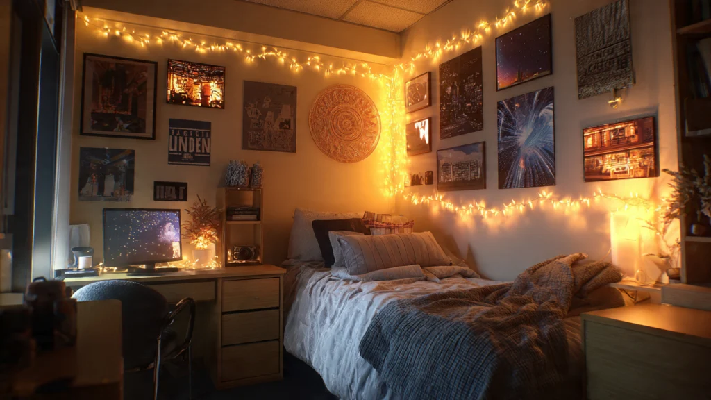 11 College Dorm Room Ideas for Style, Comfort & Smart Space-Saving 5 Creative Lighting Ideas: Cozy & Aesthetic Dorm Ambiance
