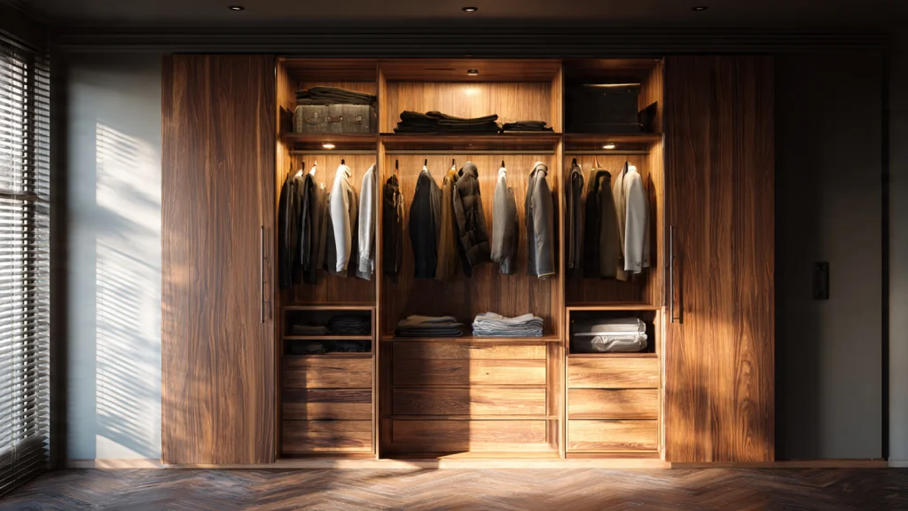 15 Closet Designs That Elevate Style, Storage & Organization 5 Hinged Door Wardrobe Design