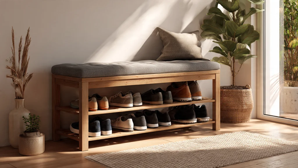 13 Shoe Storage Ideas That Save Space and Transform Your Home 5 Shoe Benches for Entryways