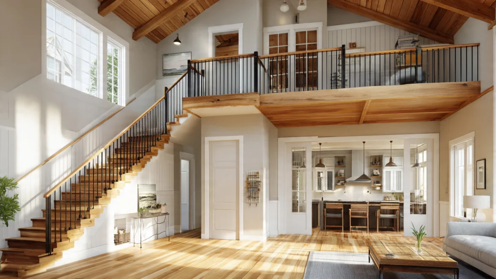 20 Barndominium Ideas for Modern, Affordable & Stylish Living 5 4. Two-Story Barndominium Design