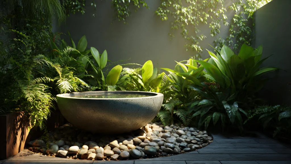 13 Small Garden Ideas: Creative, Modern & Space-Saving Designs 6 Small Water Feature for a Calm Atmosphere