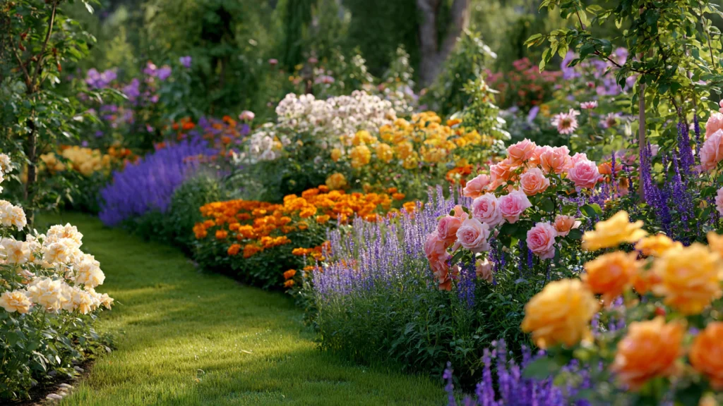13 Garden Ideas to Create a Beautiful, Peaceful & Modern Outdoor Space 6 Flower Garden Idea