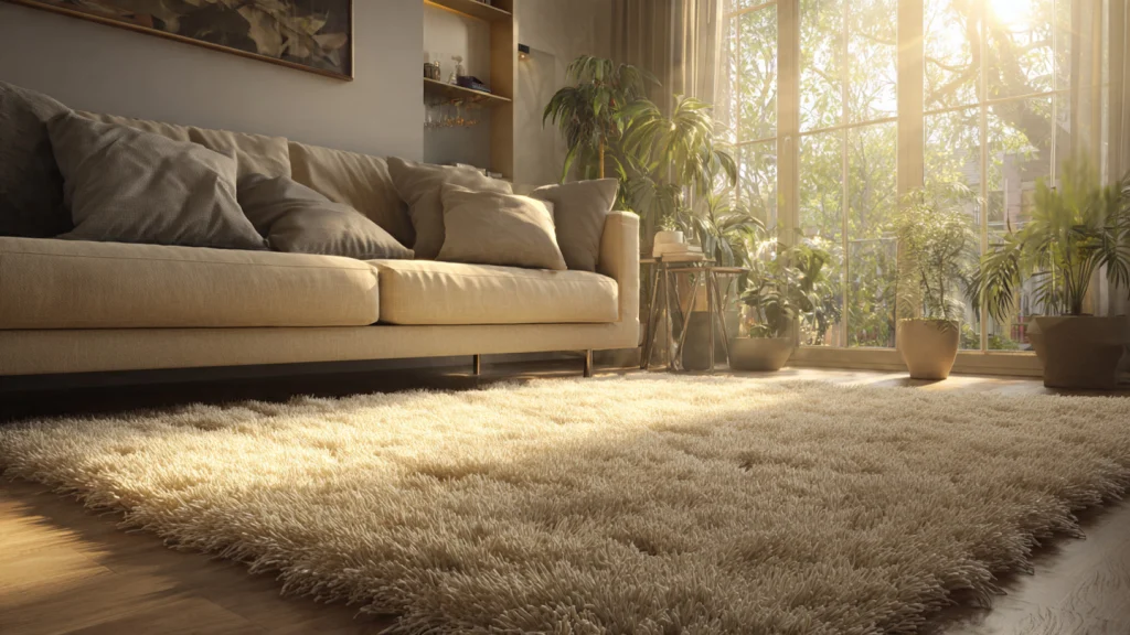 10 Living Room Rug Ideas That Transform Your Space Completely 6 Shaggy Living Room Rug for Ultimate Comfort
