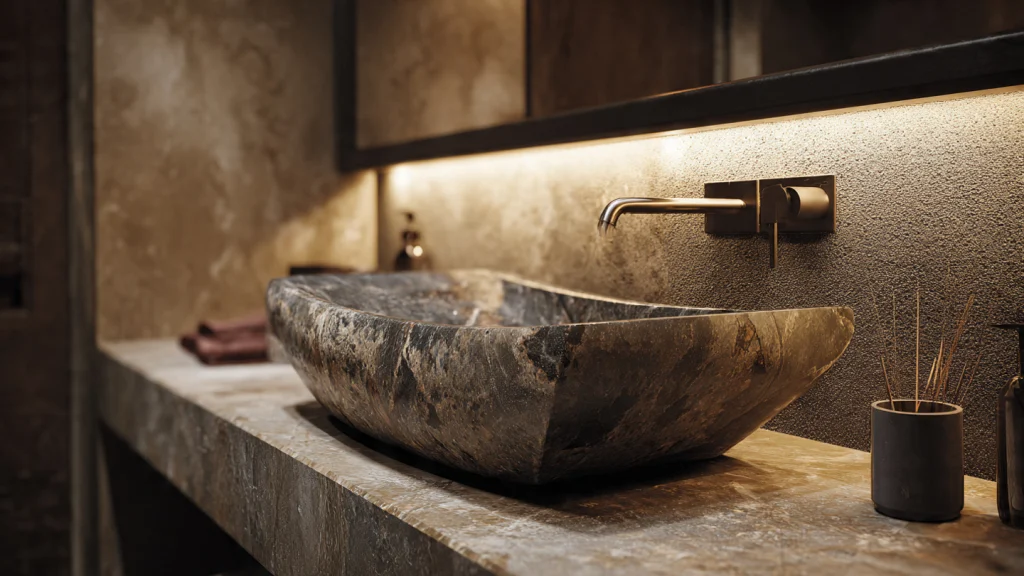12 Powder Room Ideas: Stylish, Modern & Space-Maximizing Designs for Every Home 6 Statement Sink or Vanity Bowl