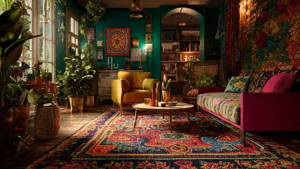 16 Living Room Designs: Stunning Ideas for Modern, Cozy & Stylish Spaces 6 Bohemian Living Room Design