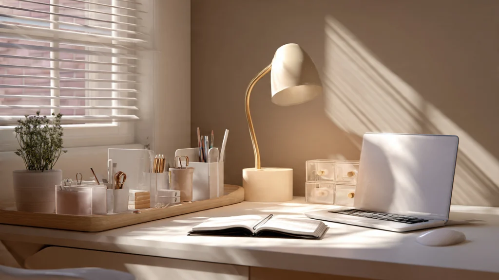 11 College Dorm Room Ideas for Style, Comfort & Smart Space-Saving 7 Cute & Functional Desk Setup for Study Motivation