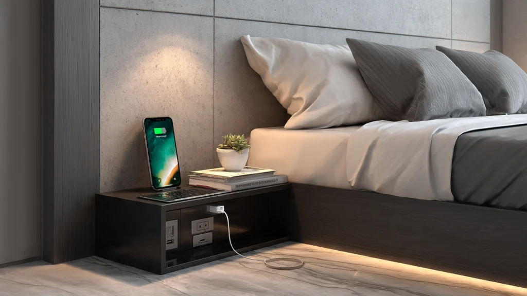 Top 10 Nightstand: Best Nightstand Ideas for Modern, Small & Luxury Bedrooms 7 Nightstand with Charging Station (Smart Choice)