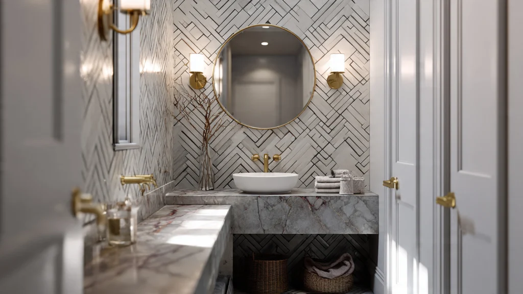 12 Powder Room Ideas: Stylish, Modern & Space-Maximizing Designs for Every Home 7 Stunning Tile Patterns — Floors & Walls