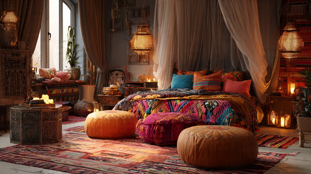 10 Boho Bedroom Ideas: Stunning Decor, Colors, and Design Inspiration 7 Eclectic Furniture and Vintage Pieces